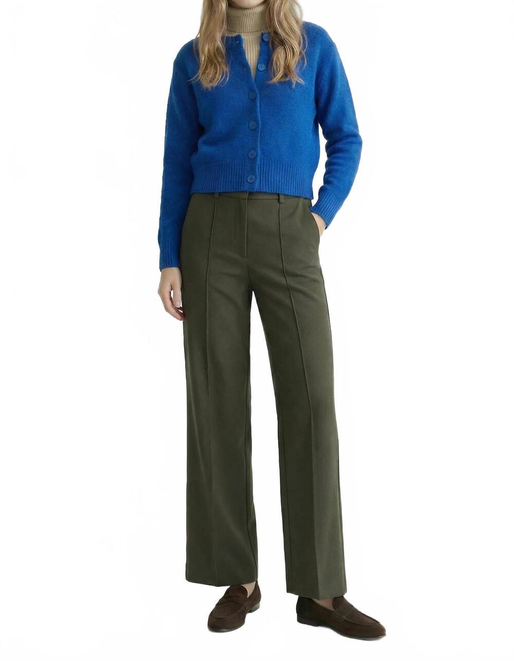 NEW DELUC teide long sleeve cardigan in cyan